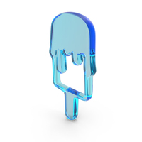 Glass Melting Ice Cream Symbol PNG & PSD Images