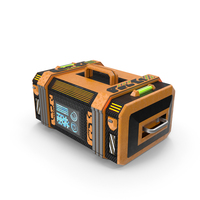 Sci-Fi Loot Chest PNG & PSD Images
