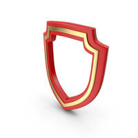 Red Shield Symbol PNG & PSD Images
