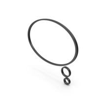 Black Speech Bubble Symbol PNG & PSD Images