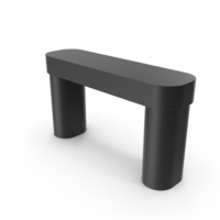Black Console Table PNG & PSD Images