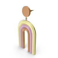 Rainbow Earring PNG & PSD Images