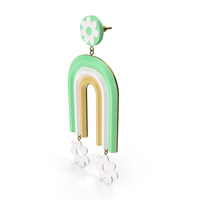 Rainbow Earring PNG & PSD Images