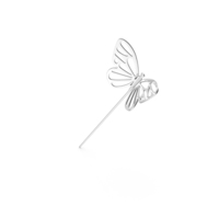 Silver Butterfly Hairstick PNG & PSD Images