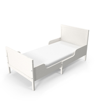 Bed for Children Room IKEA SUNDVIK White PNG & PSD Images