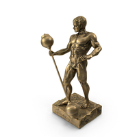 Sandow Statue Mr Olympia Bronze PNG & PSD Images