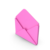 Cartoon Pink Envelope PNG & PSD Images