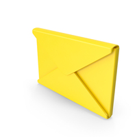 Cartoon Yellow Envelope PNG & PSD Images