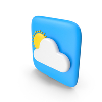 Cloudy Weather Symbol PNG & PSD Images