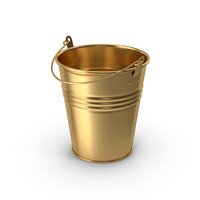 Gold Bucket PNG & PSD Images