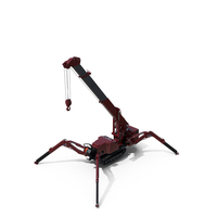 Spider Mini Crane Unfolded Position PNG & PSD Images