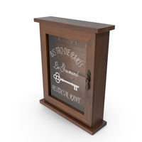 Wooden Key Holder Box PNG & PSD Images