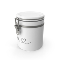 White Tea Jar PNG & PSD Images
