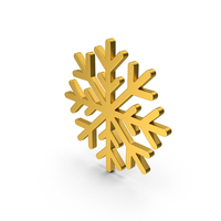 Snowflake Gold PNG & PSD Images