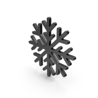 Snowflake Black PNG & PSD Images