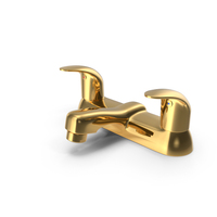 Blyth Bath Filler Tap Golden PNG & PSD Images