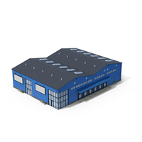 Blue Industrial Building PNG & PSD Images