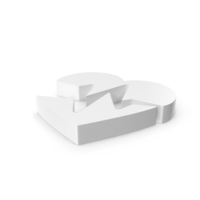 Fallen Brokent Heart Pieces PNG & PSD Images