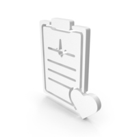 Heart Medical Report Symbol PNG & PSD Images