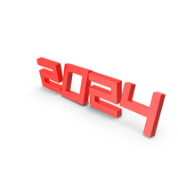 2024 Red PNG & PSD Images