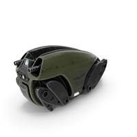 Sci Fi Robot Droid Seat Green PNG & PSD Images