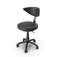 Black Leather Office Chair PNG & PSD Images