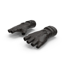 Punk Rave Steampunk Fingerless Glove PNG & PSD Images