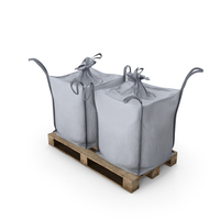 Bulk Bag Square With Wooden Pallet PNG & PSD Images