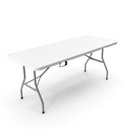 White Folding Table PNG & PSD Images