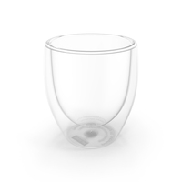 Double Glass Cup Bodum Empty PNG & PSD Images