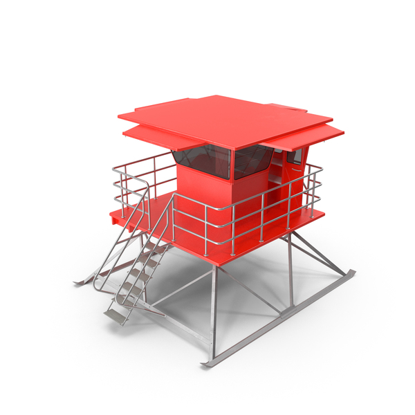 Red House Lifeguard PNG & PSD Images