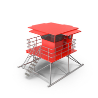 Red House Lifeguard PNG & PSD Images