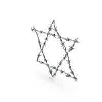 Star Of David Made From Barbed Wire PNG & PSD Images