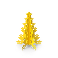 Christmas Tree Yellow PNG & PSD Images
