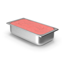 Strawberry Ice Cream Tray PNG & PSD Images