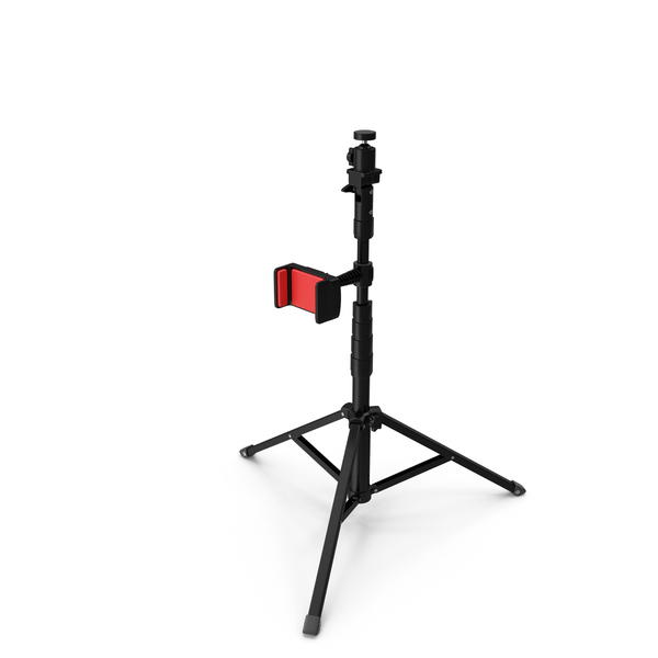Tall Tripod Stand With Phone Holder PNG & PSD Images