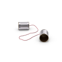 Tin Can Telephone PNG & PSD Images