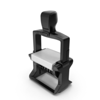Trodat Professional 5480 Self Inking Date Stamp Black PNG & PSD Images