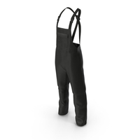 Unisex Black Rain Overalls PNG & PSD Images