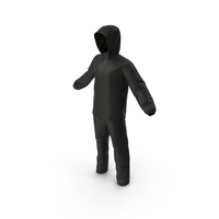 Unisex Black Rain Suit PNG & PSD Images