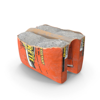 Quikrete Orange Unpacked Cement 66 Lb PNG & PSD Images