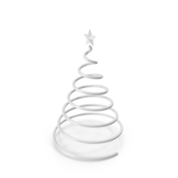 Christmas Tree White PNG & PSD Images