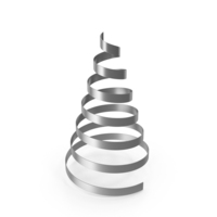 Christmas Tree Silver PNG & PSD Images