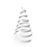 Christmas Tree White PNG & PSD Images