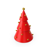 Christmas Tree Red PNG & PSD Images