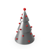 Silver Christmas Tree PNG & PSD Images