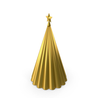 Christmas Tree Gold PNG & PSD Images