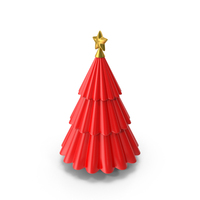 Christmas Tree Red PNG & PSD Images
