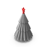 Silver Christmas Tree PNG & PSD Images