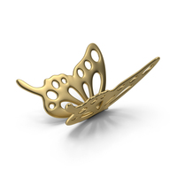 Gold Butterfly PNG & PSD Images